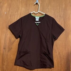 ScrubStar Mock Wrap Scrub Top